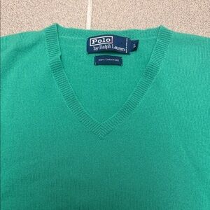 Vintage Polo Ralph Lauren Cashmere Sweater made in Hong Kong